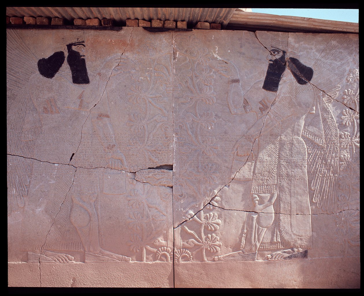 Pohled na reliéf, 9.-7. století před naším letopočtem od Assyrian