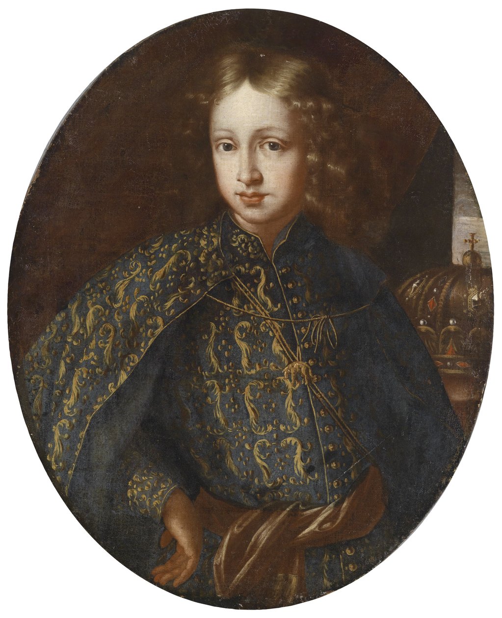 Portrét budoucího císaře Josefa I. (1678-1711) jako uherského krále od Benjamin von Block