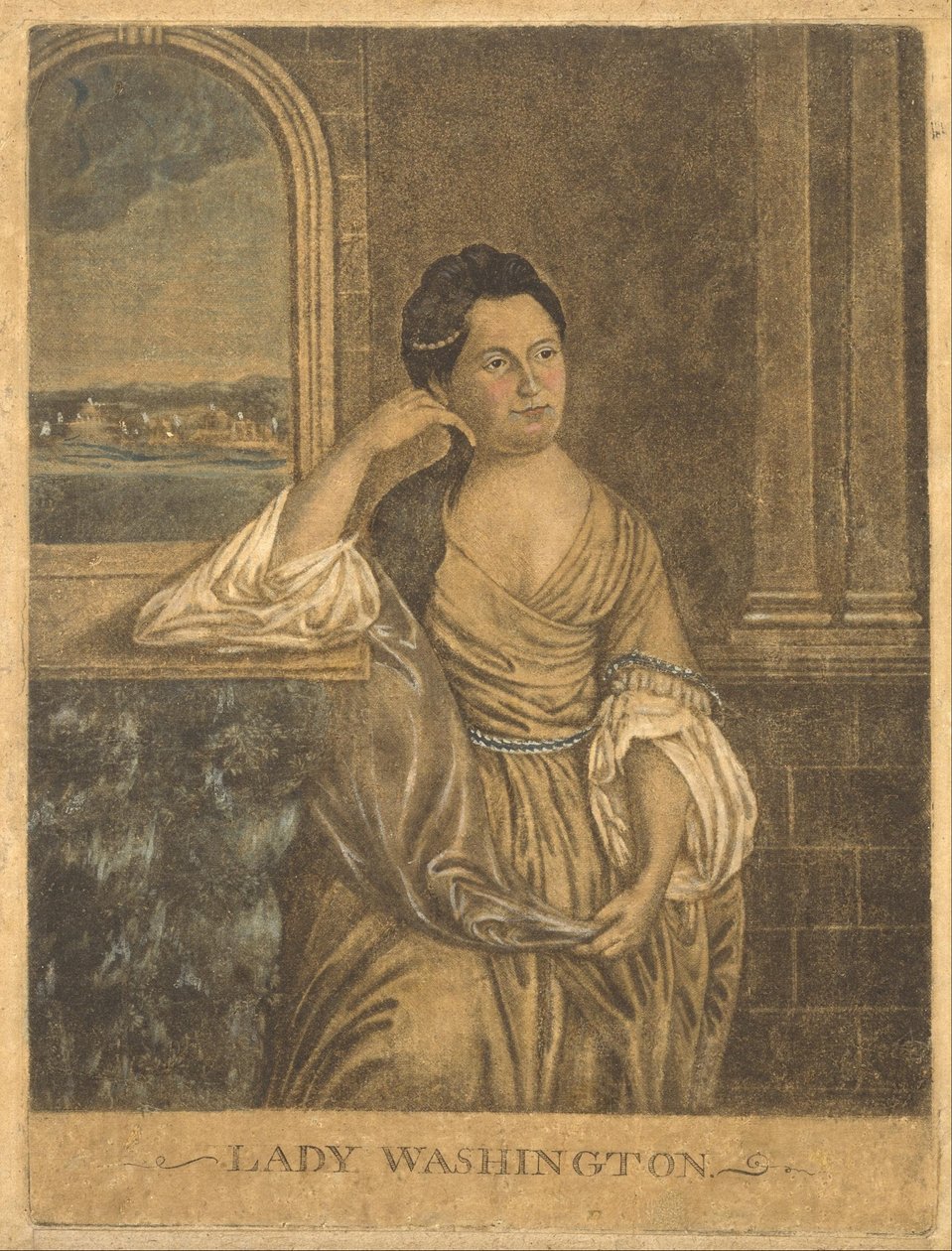 Lady Washington od Attributed to Samuel Blyth