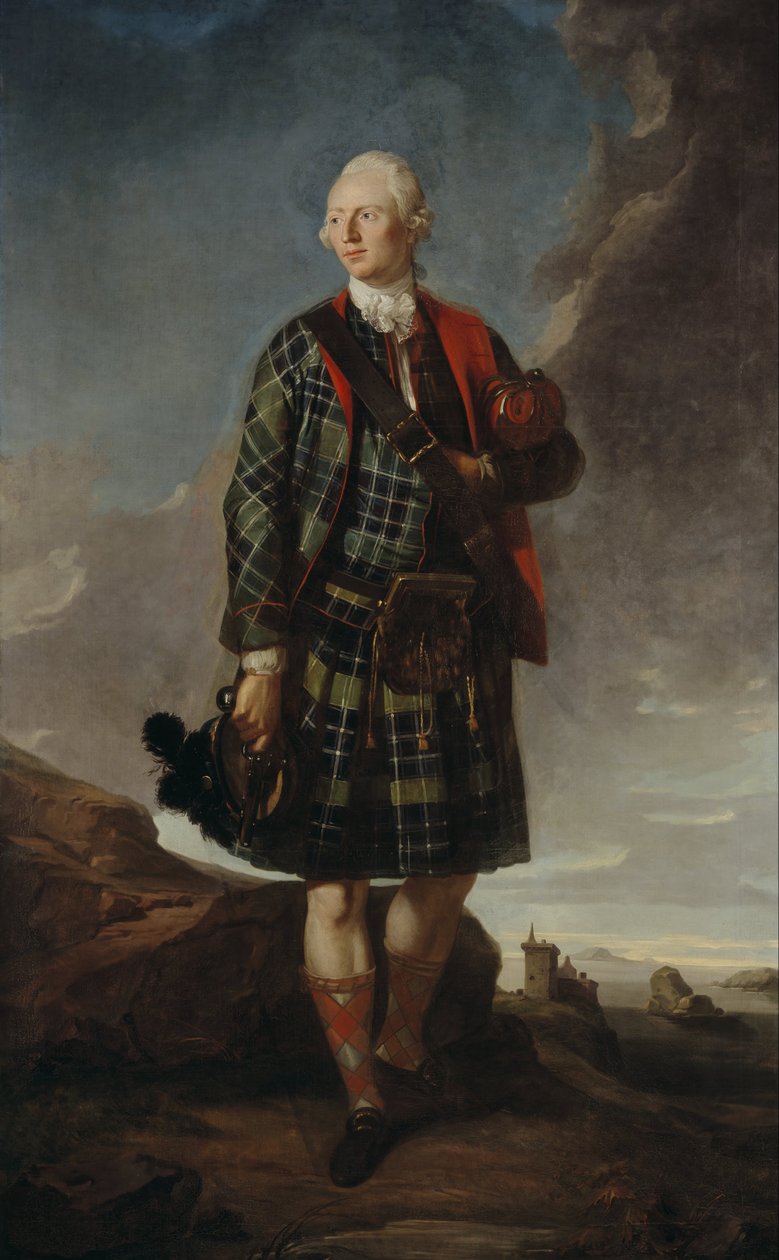 Sir Alexander Macdonald (Sir Alexander Macdonald of Sleat), 1744 od Attributed to Sir George Chalmers