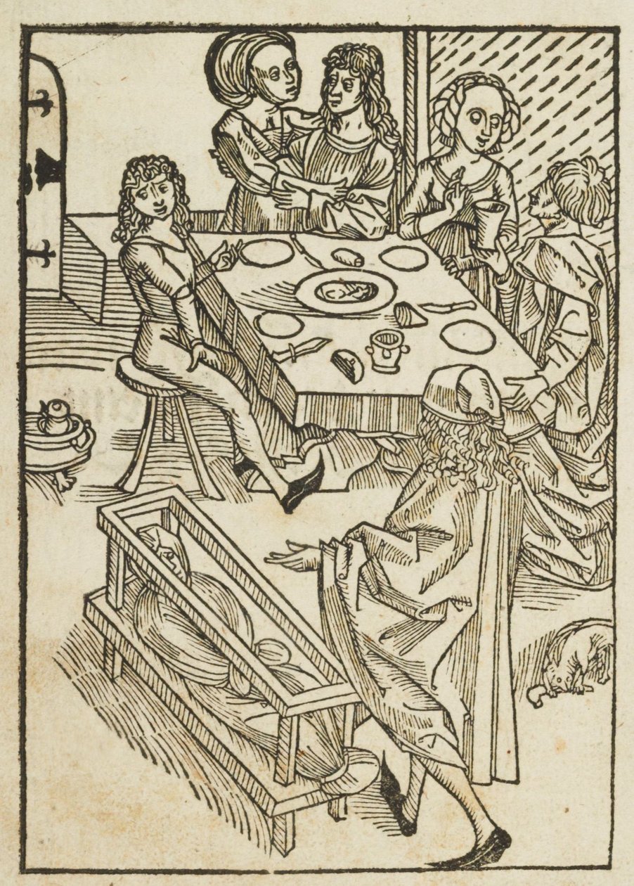 Nejupřímnější varování před falešnou láskou k tomuto světu - 1 od attributed to Albrecht Dürer