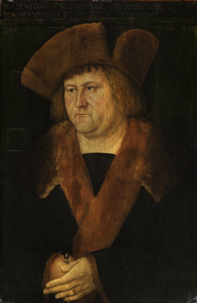 Brosamer (attr) Portrét starosty Hanse Leitgeba 1506 od Attributed to Hans Brosamer