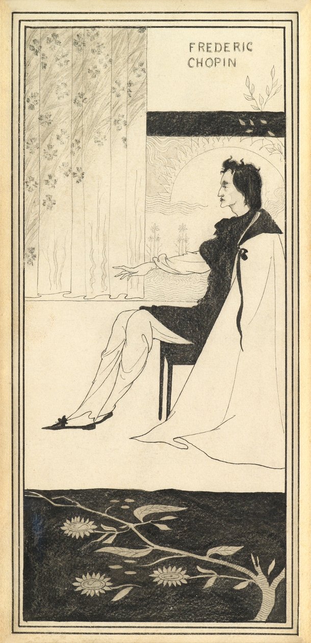 Frederic Chopin od Aubrey Beardsley