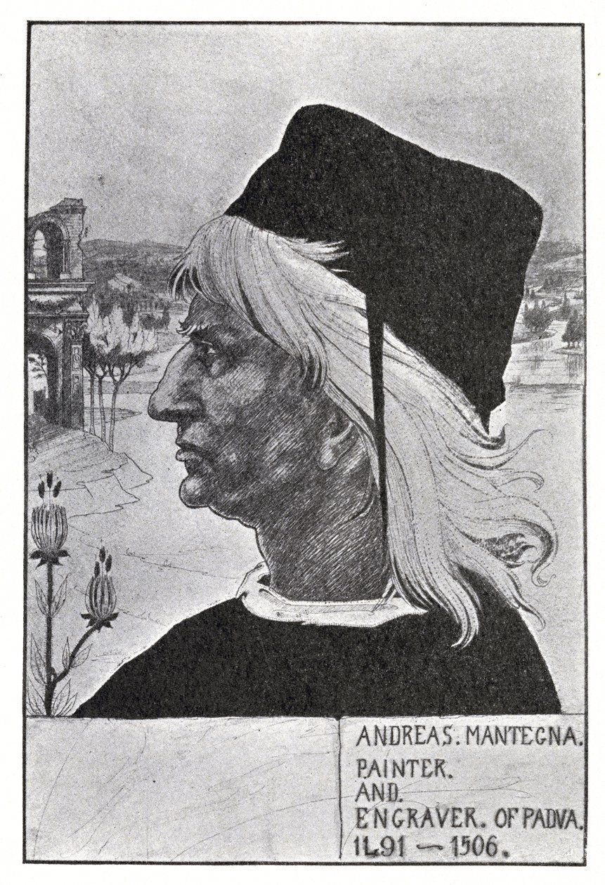 Portrét Mantegna, 1899 od Aubrey Beardsley