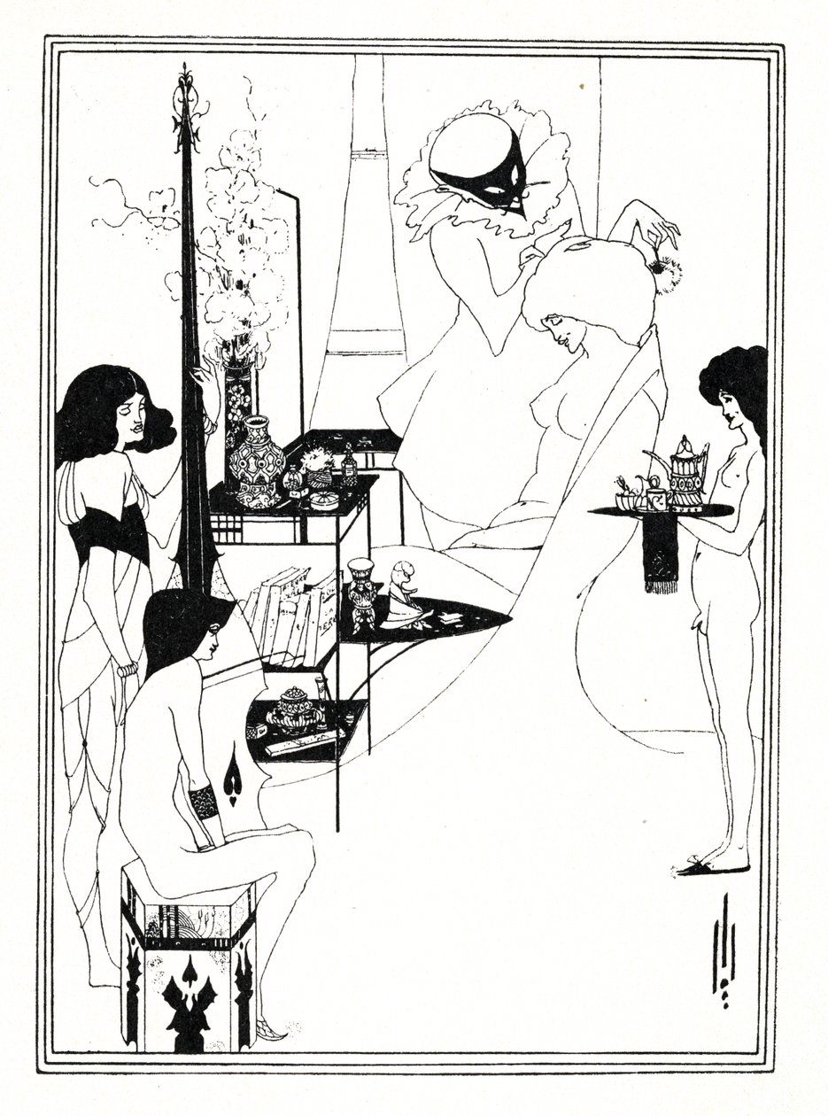 Toaleta Salome, 1899 od Aubrey Beardsley