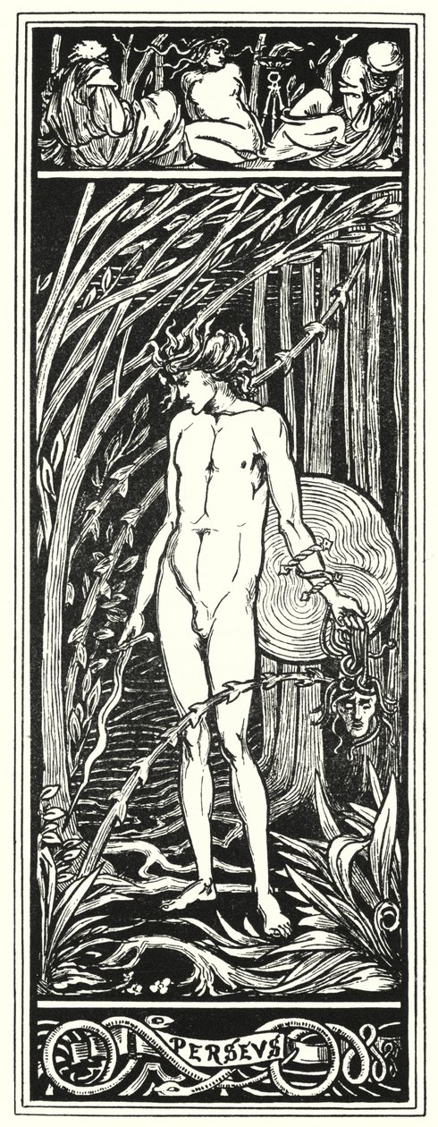 Perseus 1920 (rytina) od Aubrey (after) Beardsley