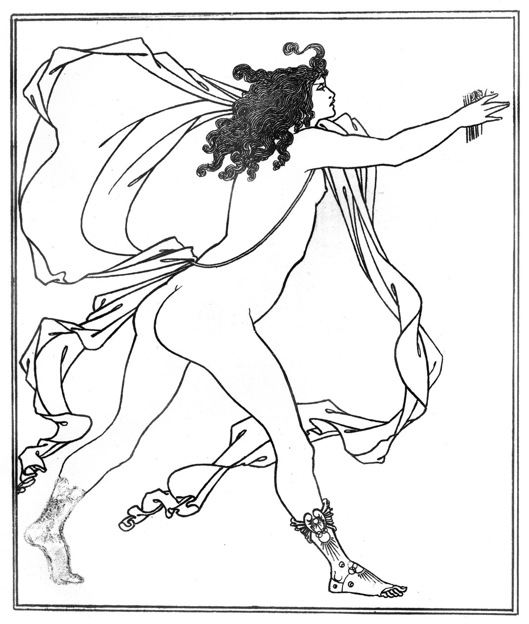 Závěsný od Aubrey Beardsley