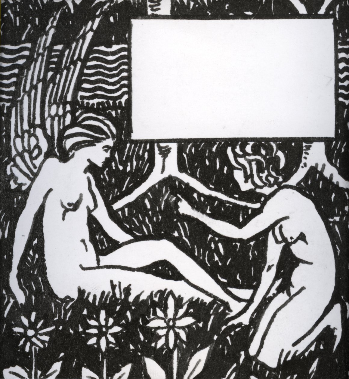 Kapitola mířící do Le Morte dArthur, 1893 (pero a černý inkoust na papíře) od Aubrey Beardsley