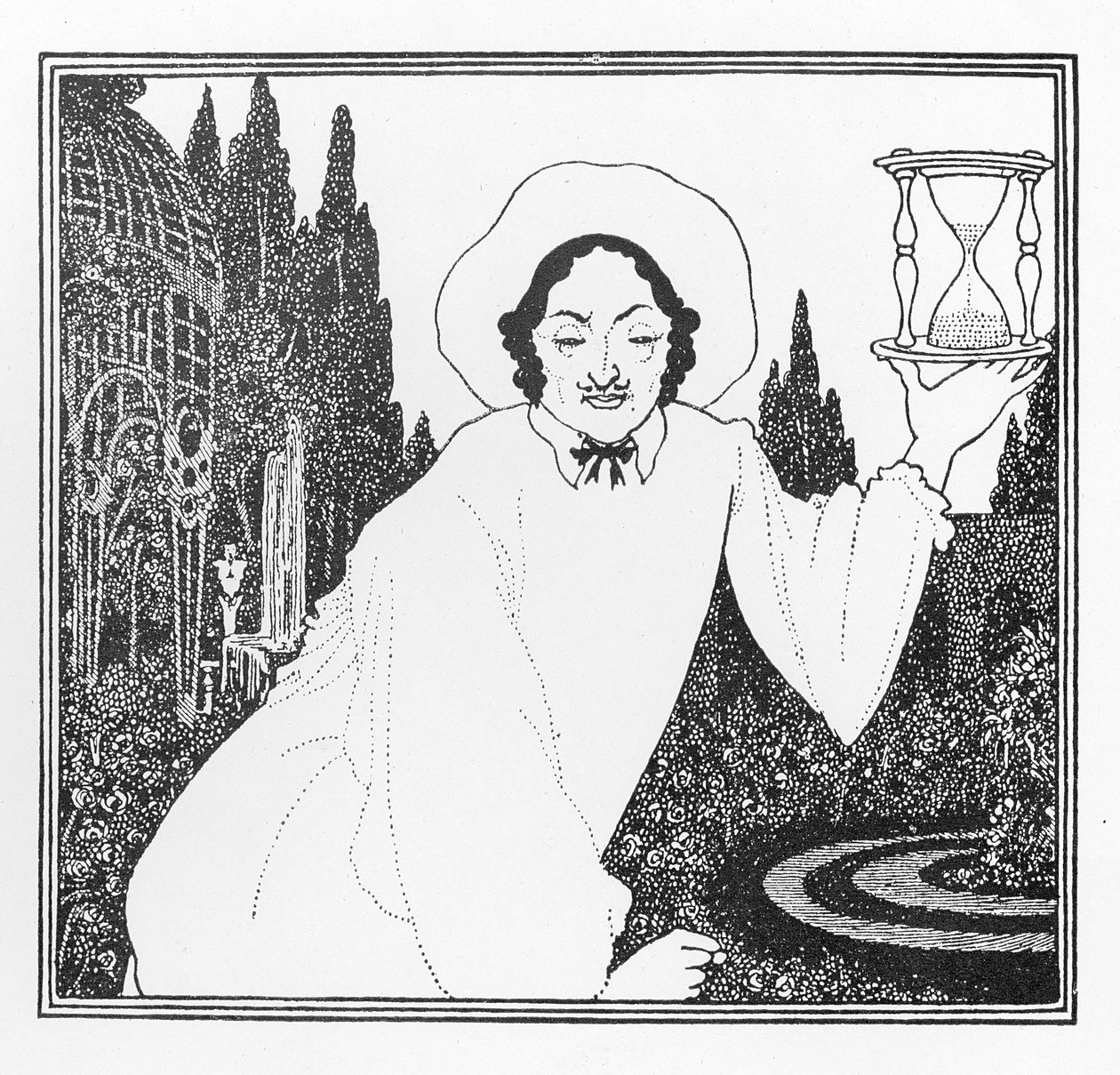 Návrh obálky k filmu Pierrot of the Minute, 1897 od Aubrey Beardsley