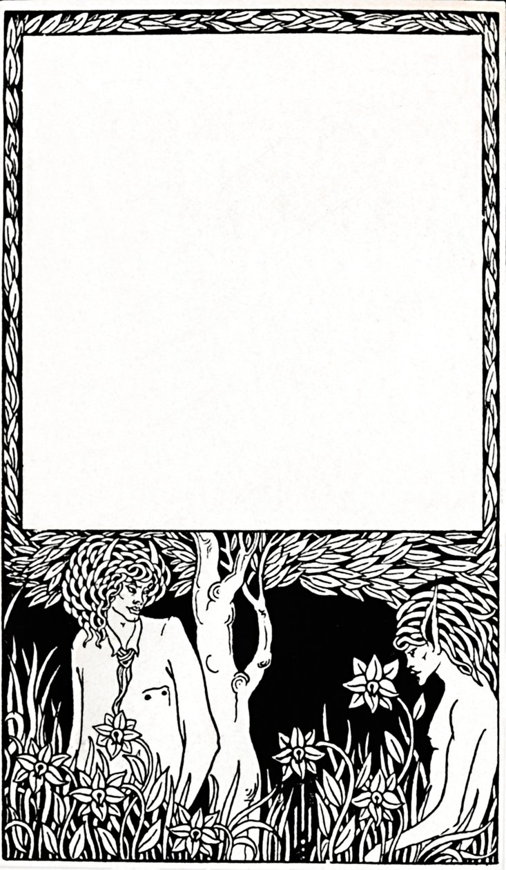 Návrh na titulní stranu pohanských listů, 1893, 1914 od Aubrey Beardsley