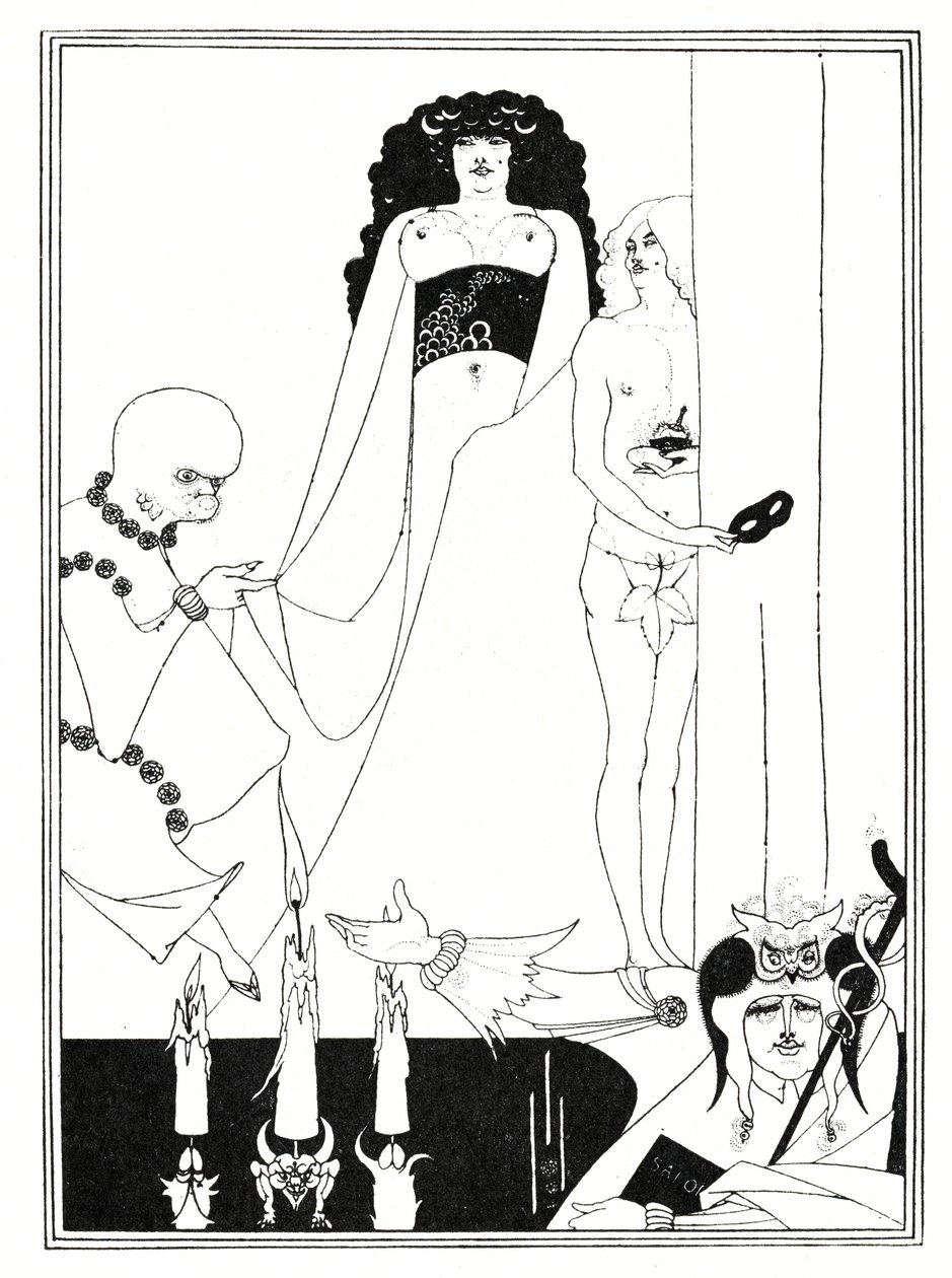 Vstupte do Herodias od Aubrey Beardsley