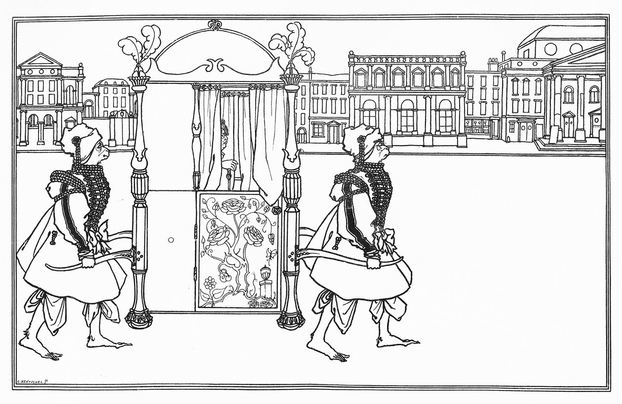 Ilustrace k filmu "Žlutá kniha" od Aubrey Beardsley