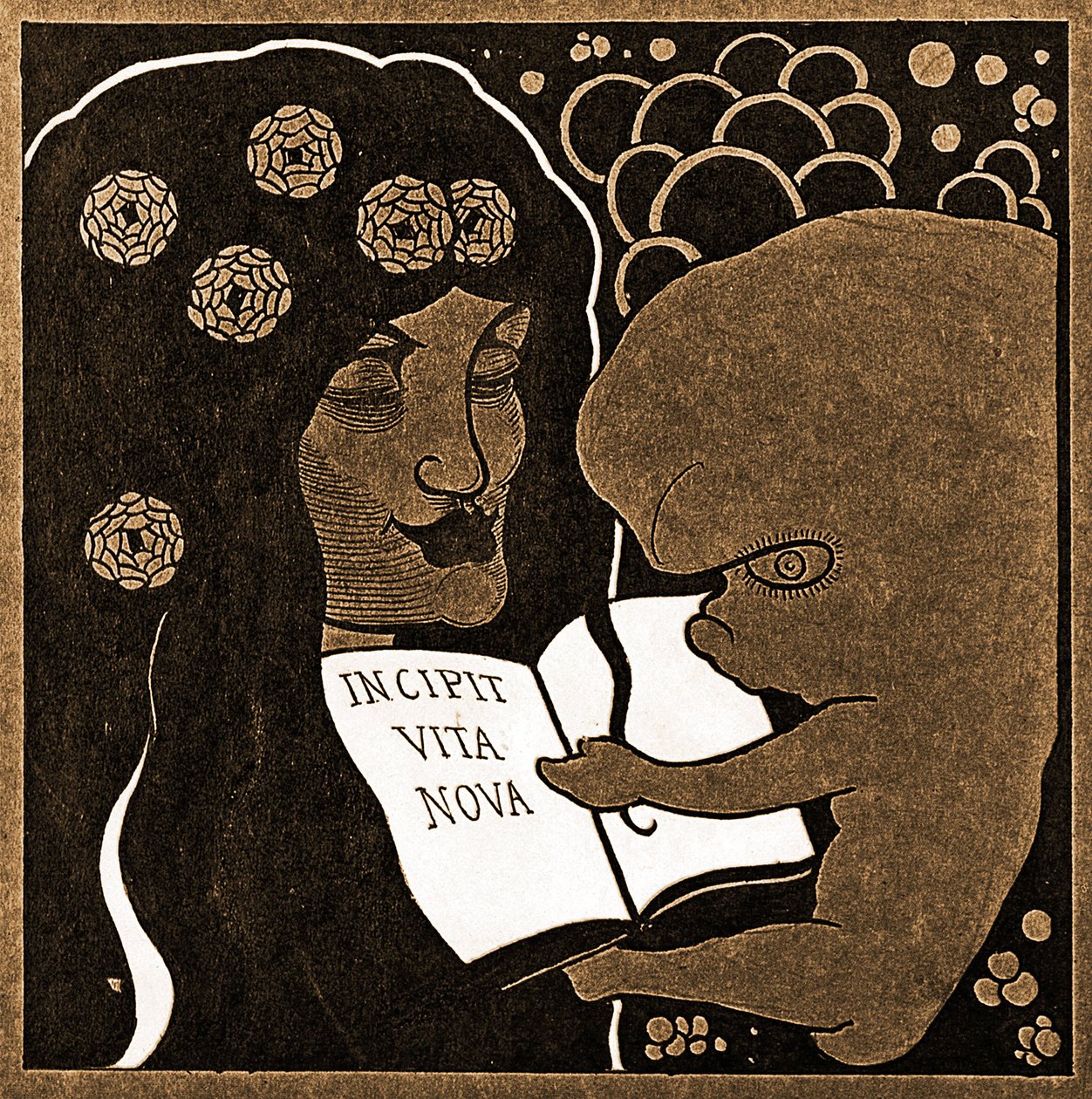Incipit Vita Nova: Zde začíná nový život, 1893 od Aubrey Beardsley