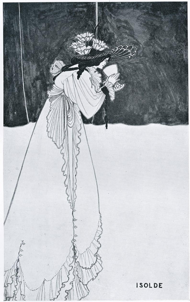 Isolda pije jed od Aubrey Beardsley