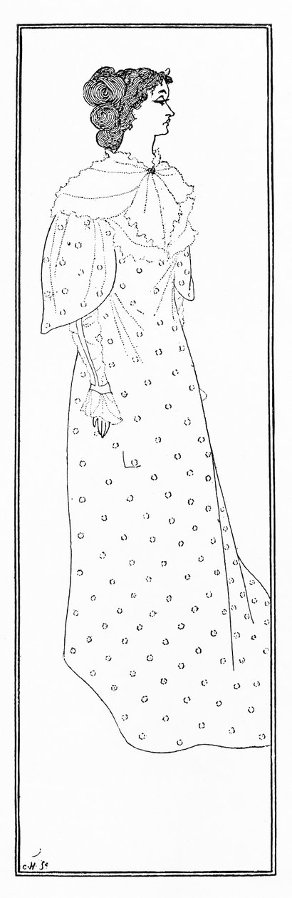 Paní Winifred Emery, ilustrace ze Žluté knihy, sv. IV