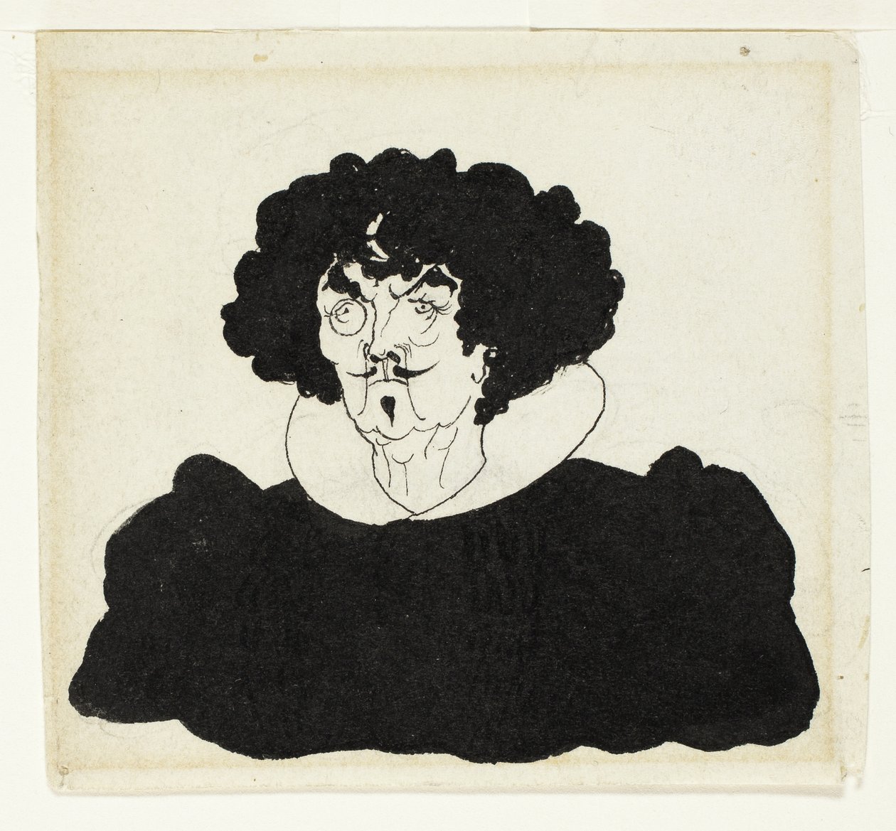 Portrét Whistlera ve španělském kostýmu ze 17. století od Aubrey Beardsley