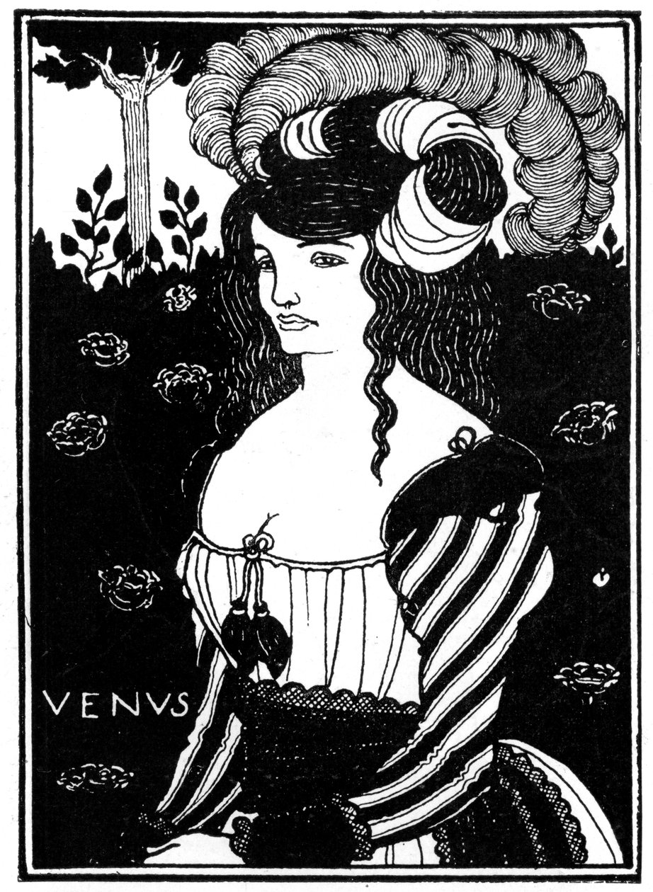Portrét ženy, 1898. od Aubrey Beardsley