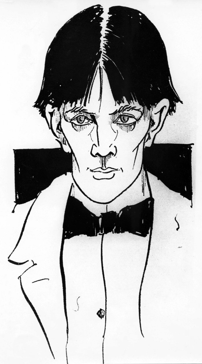 Autoportrét Aubrey Vincent Beardsley (1872-1898), anglický ilustrátor a spisovatel od Aubrey Beardsley