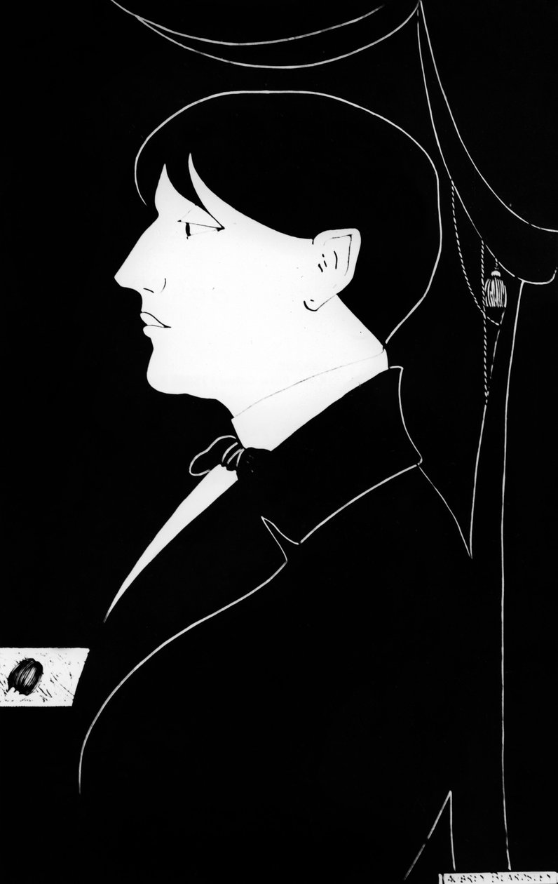 Autoportrét Aubrey Vincent Beardsley (1872-1898), anglický spisovatel a ilustrátor od Aubrey Beardsley