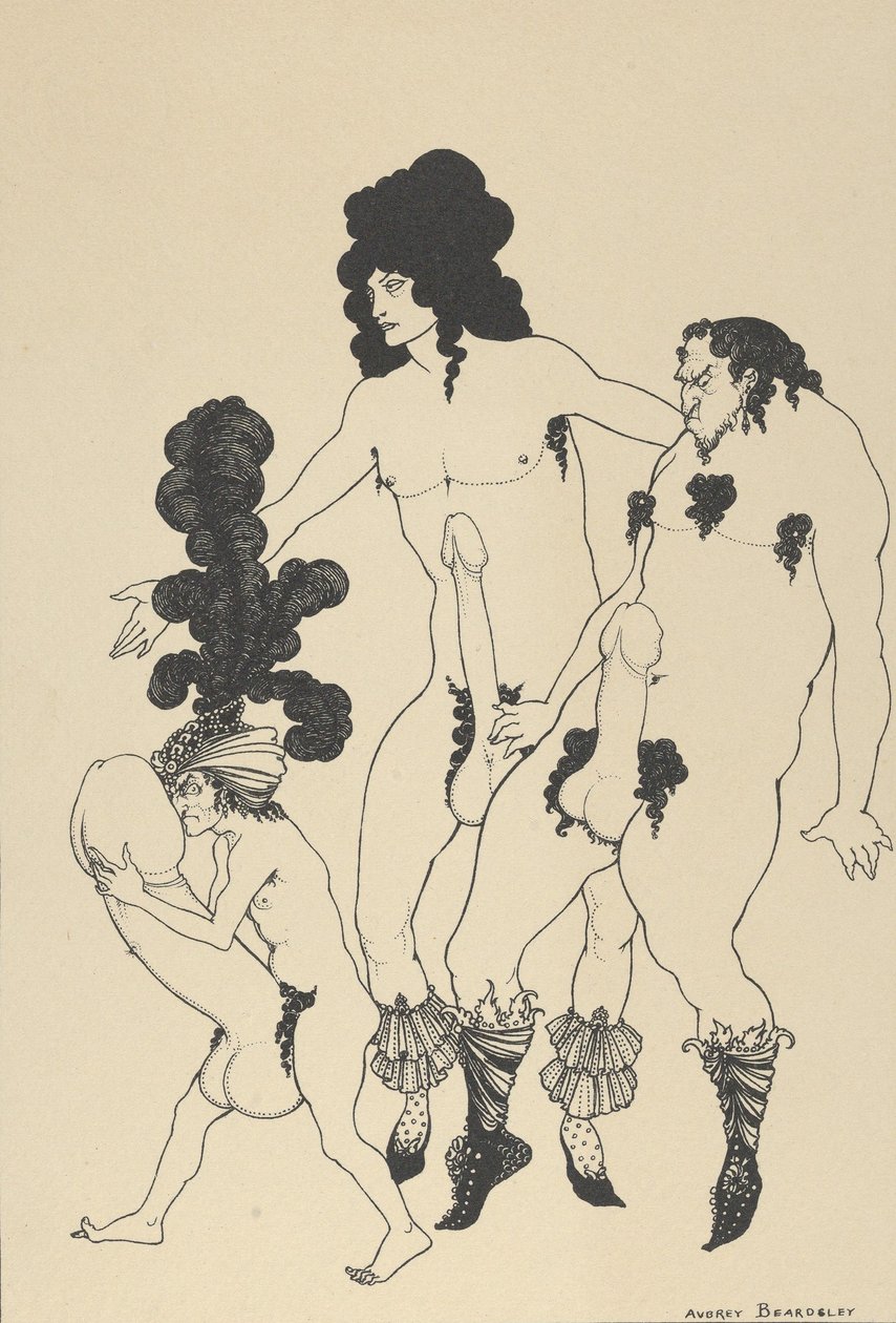 Lacedemonian Ambassadors, pro Lysistrata of Aristophanes, ca. 1926. od Aubrey Beardsley