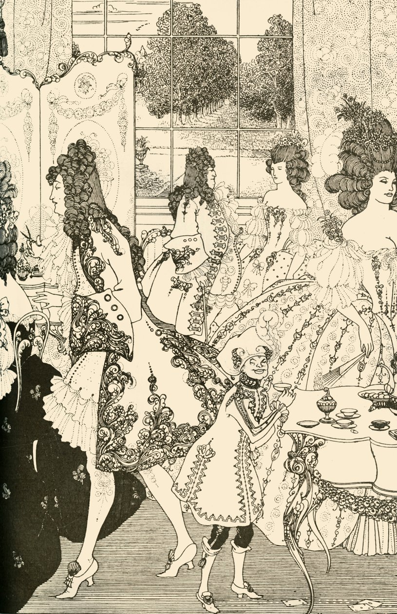 Znásilnění zámku, 1896, 1928. od Aubrey Beardsley