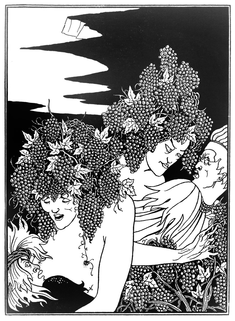 "The Snare of Vintage", 1894 od Aubrey Beardsley