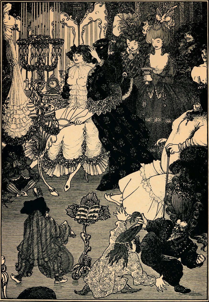 Helenin záchod, 90. léta 19. století, 1935. od Aubrey Beardsley