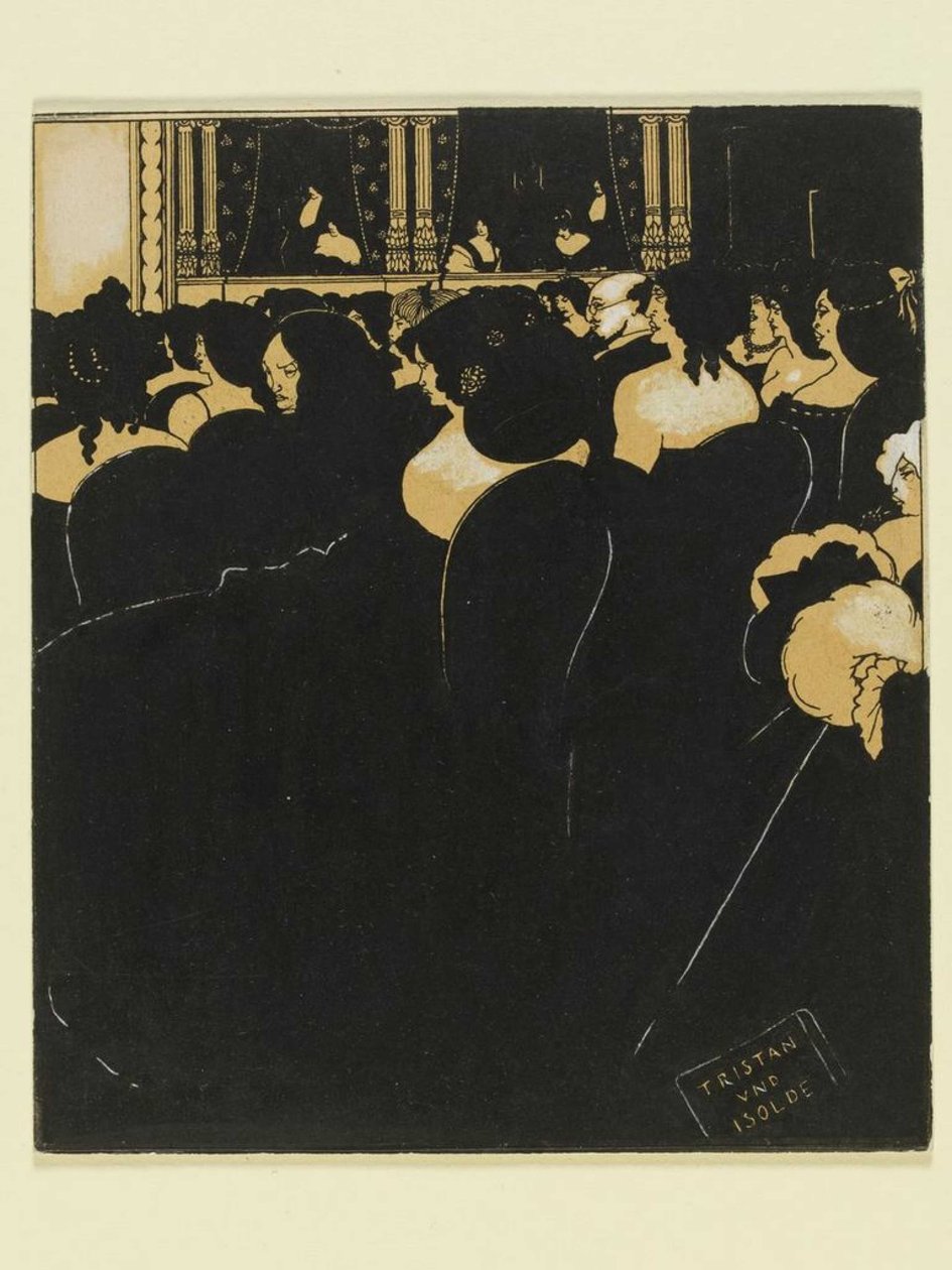 Wagneritové, 1894. od Aubrey Beardsley