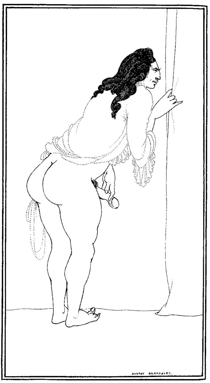 Netrpělivý cizoložník, 1897 od Aubrey Beardsley