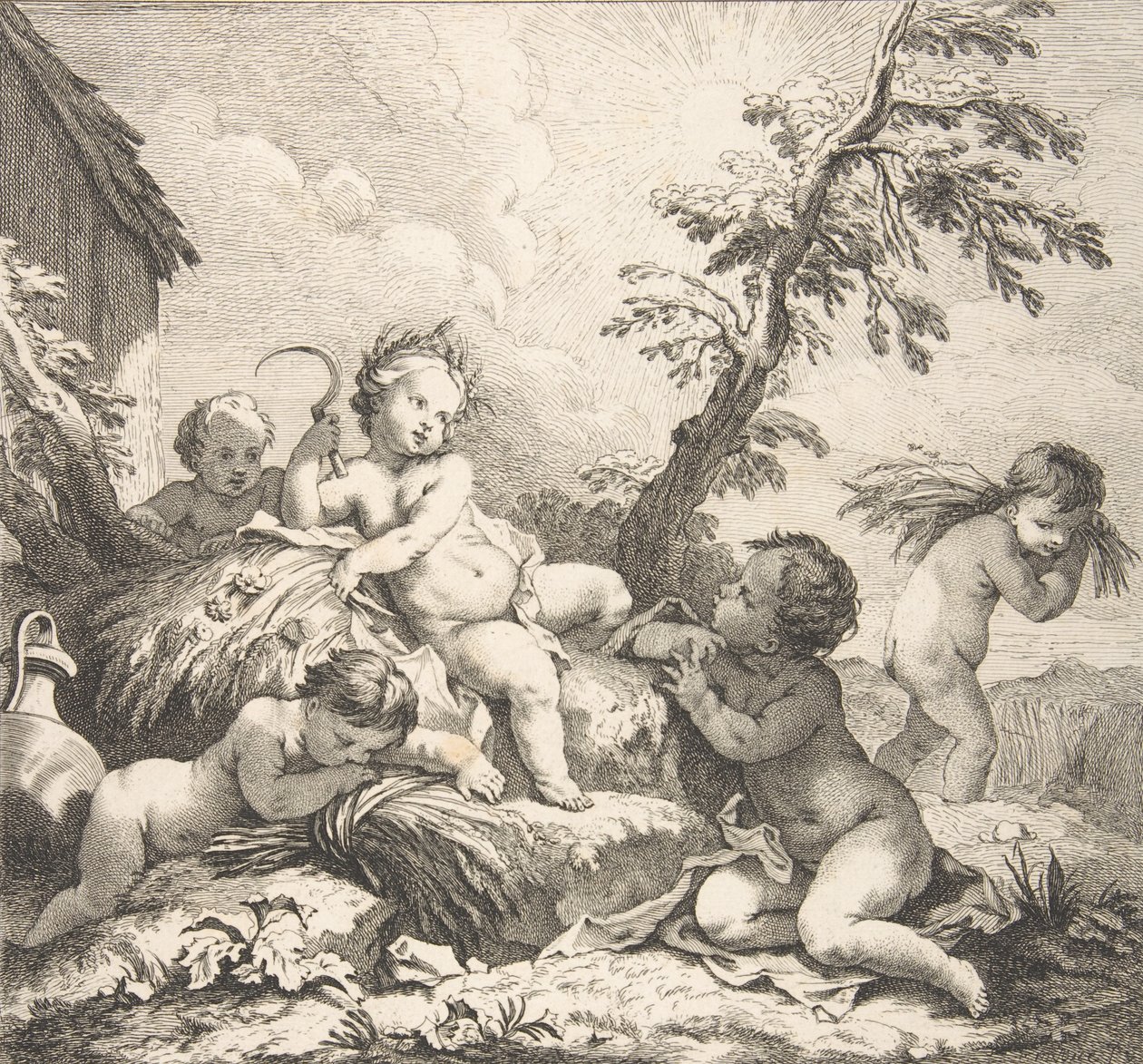 Léto, 1735 od Audran Benoit II
