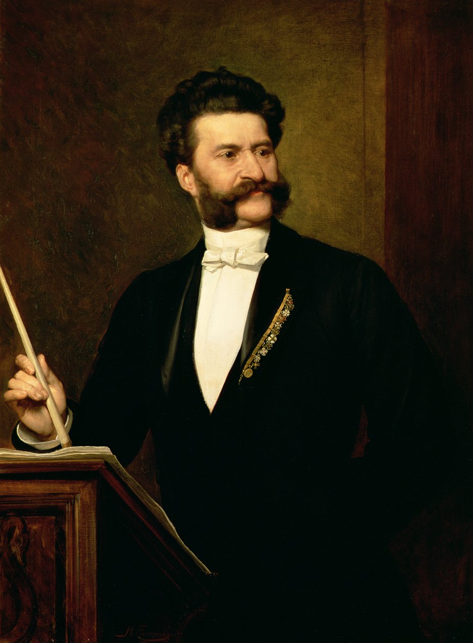 Johann Strauss mladší, 1888 od August Eisenmenger