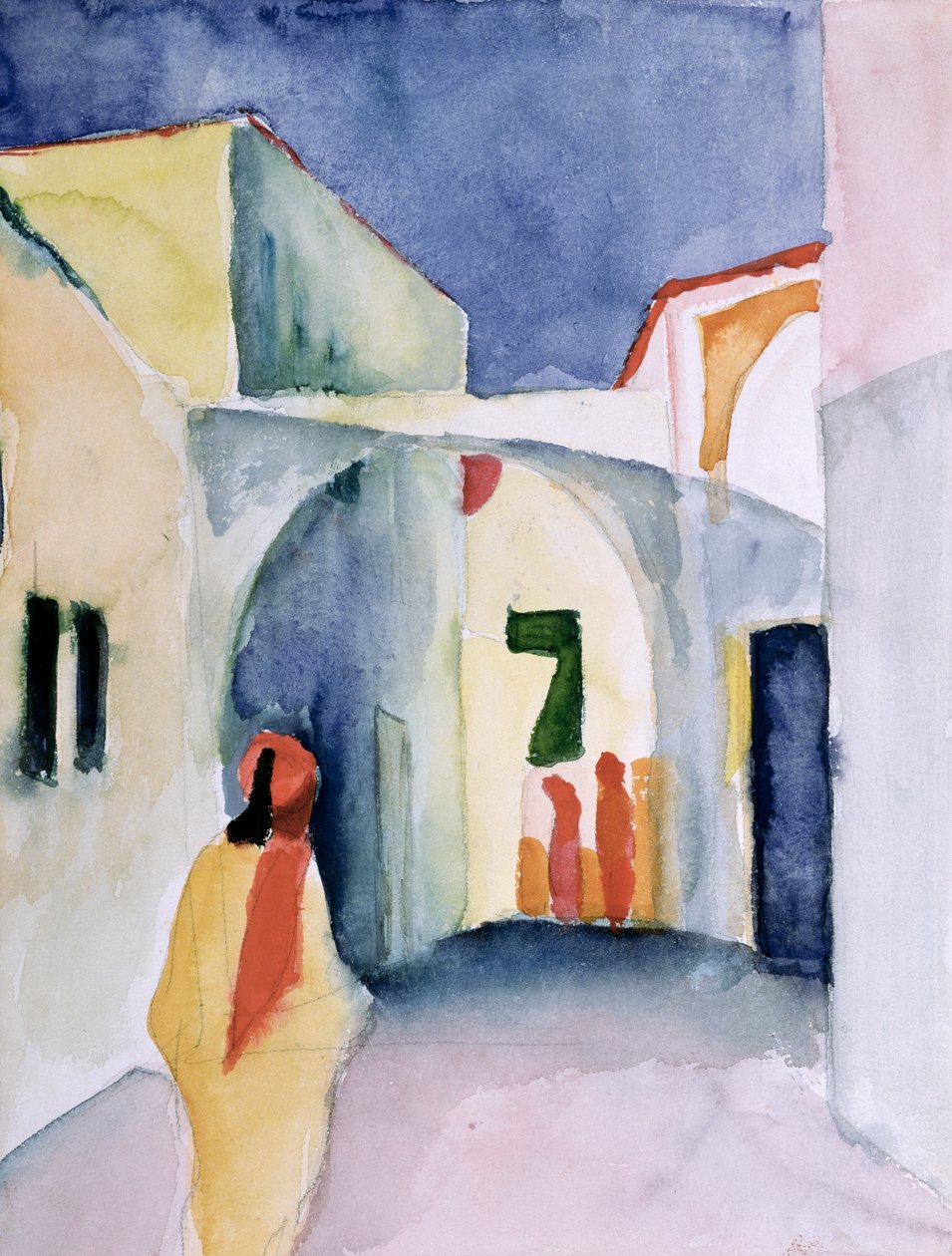 Pohled do uličky od August Macke