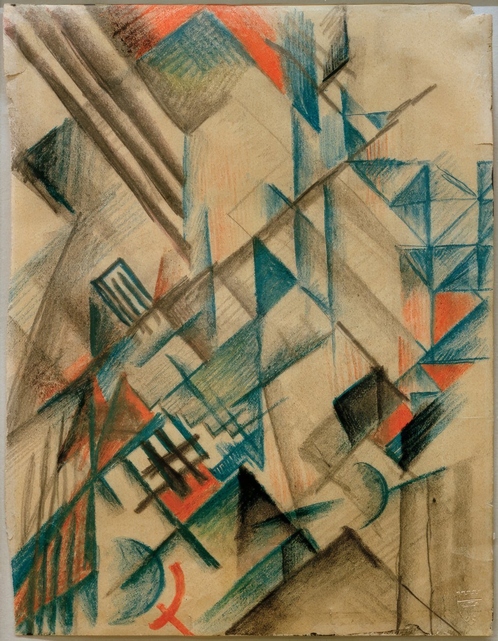 Abstraktní formy II od August Macke
