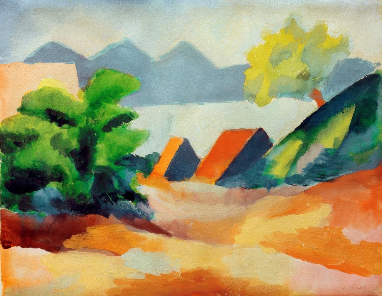 Am Thuner See I od August Macke