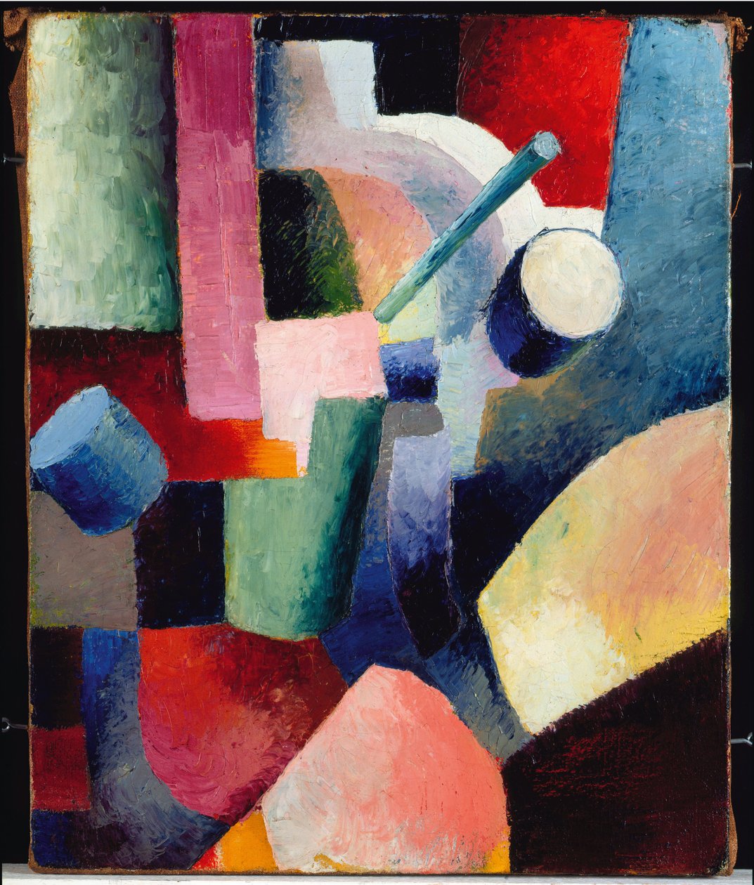 Barevné složení formulářů od August Macke