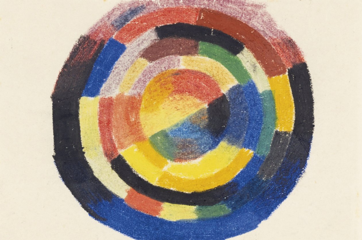 Barevné kolečko od August Macke