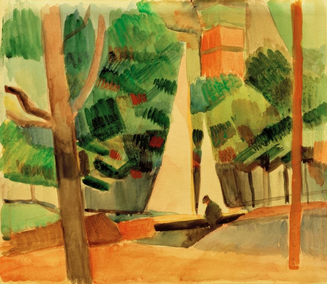 Hilterfingen am Thuner See od August Macke
