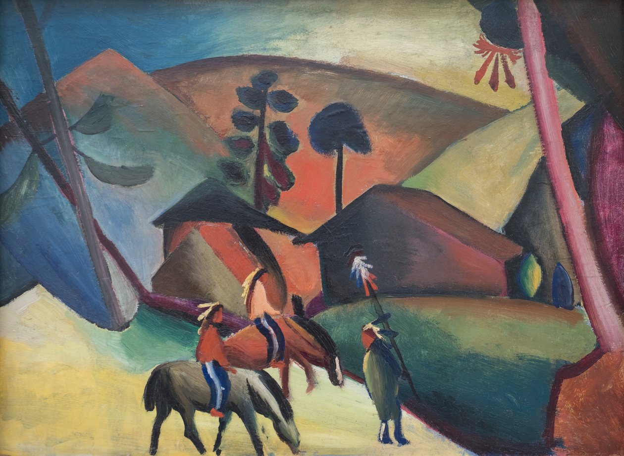 Indiáni na koních od August Macke