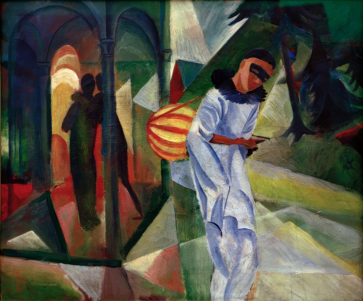 Pierrot od August Macke