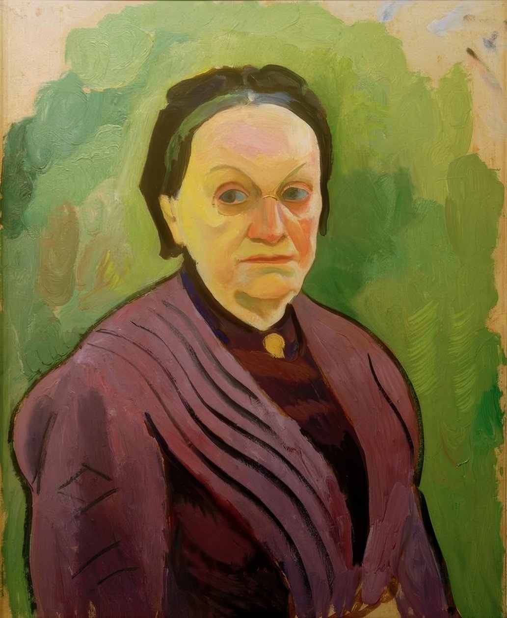 Portrétní studie Katharina Koehler od August Macke