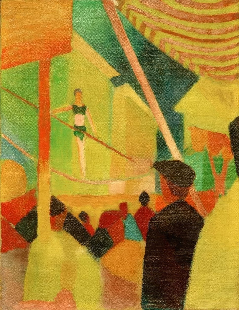 Seiltänzerin od August Macke
