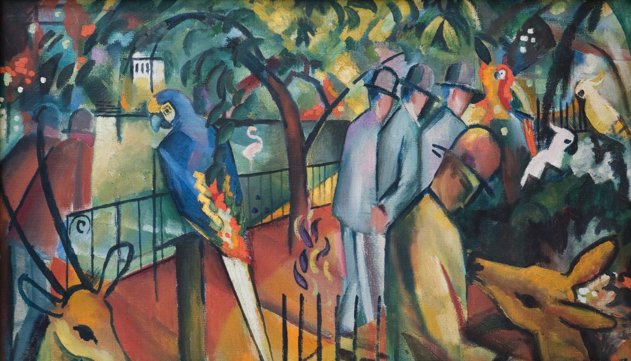 Zoologická zahrada od August Macke