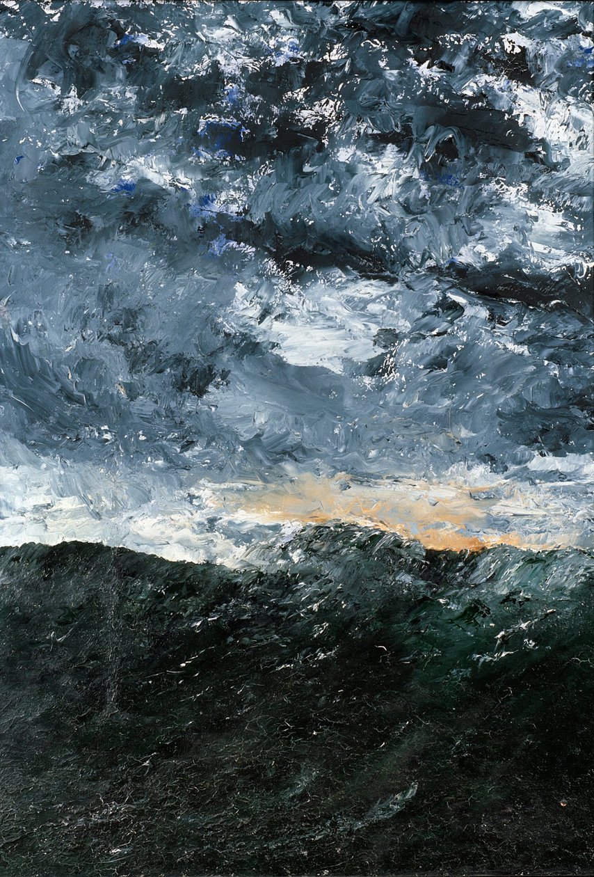 Krajina, přímořská krajina- Vågen VIII (vlna VIII) od August Johan Strindberg