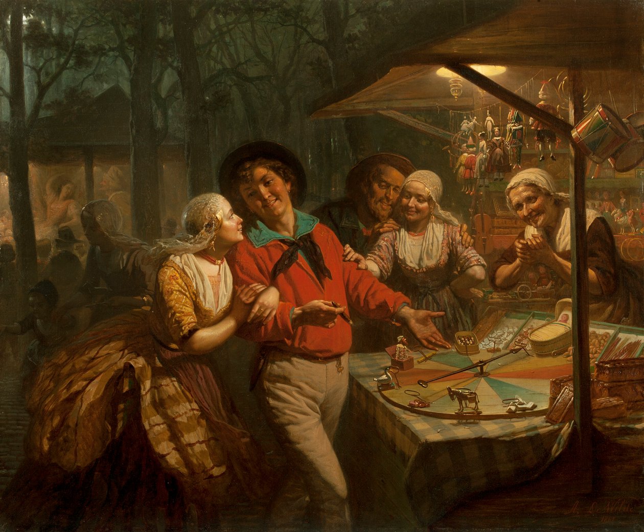Kolo štěstí, 1861 od August de Wilde