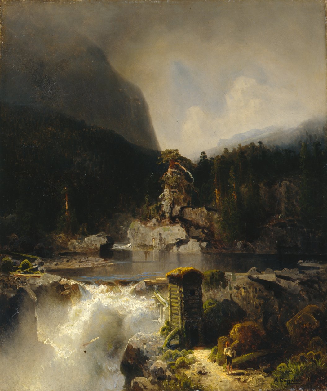 Møllefossen od August Cappelen