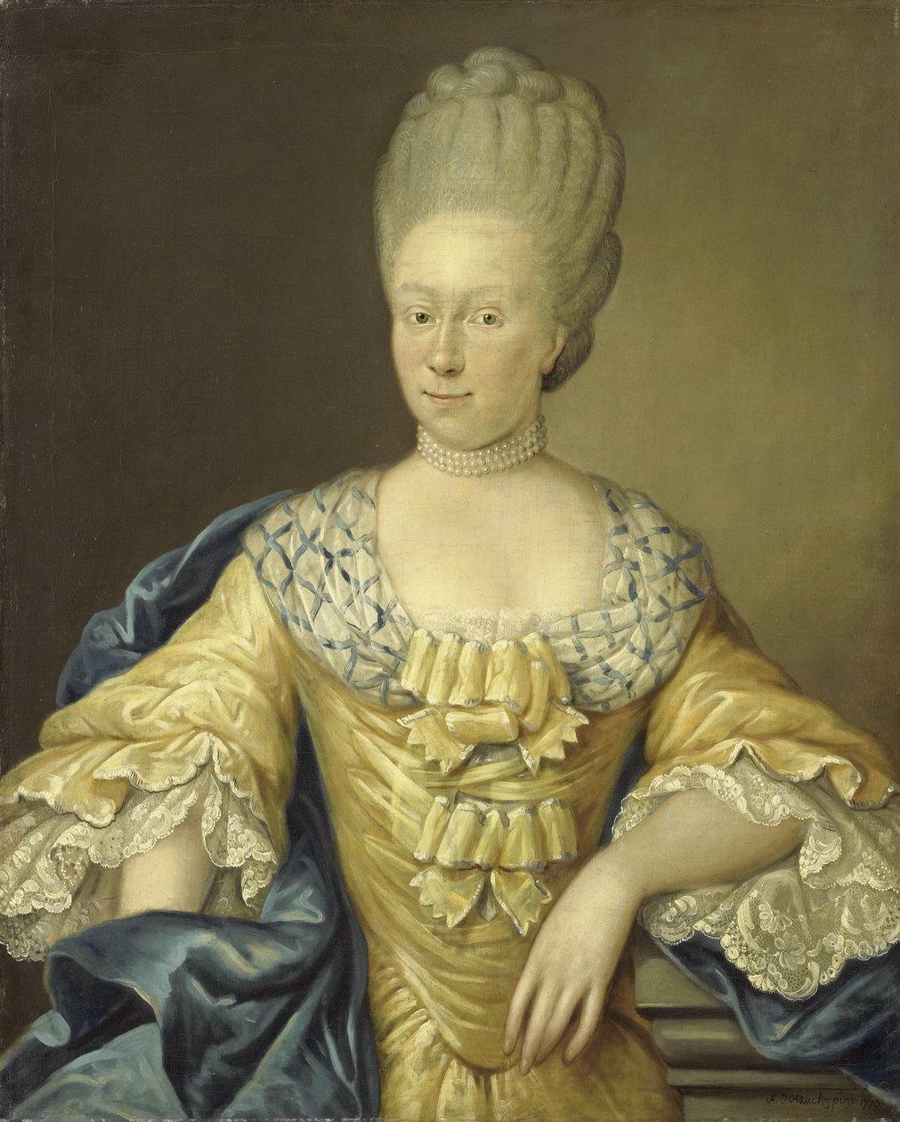 Adriana Johanna van Heusden, manželka Johana Arnolda Zoutmana od August Christian Hauck