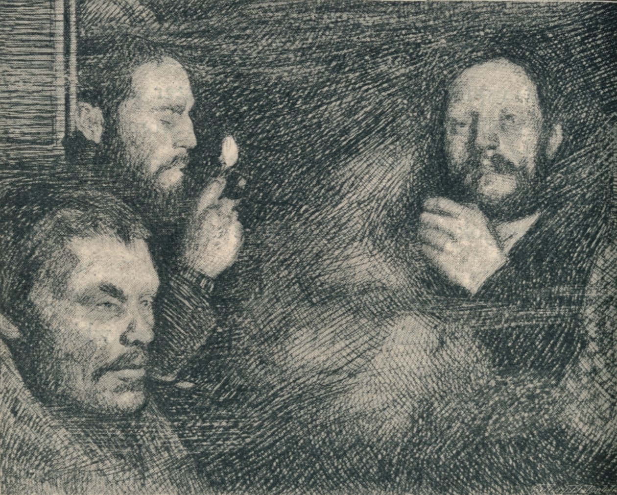 A Smoke in the Galley of the Fram., c1893-1896, 1897 od August Eiebakke