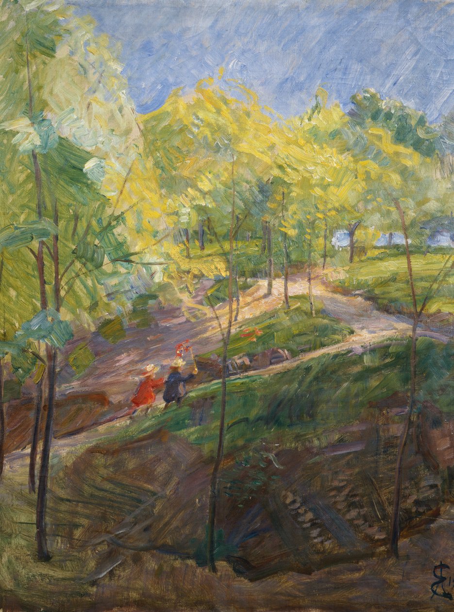Sankthanshaugen / Skica od August Eiebakke