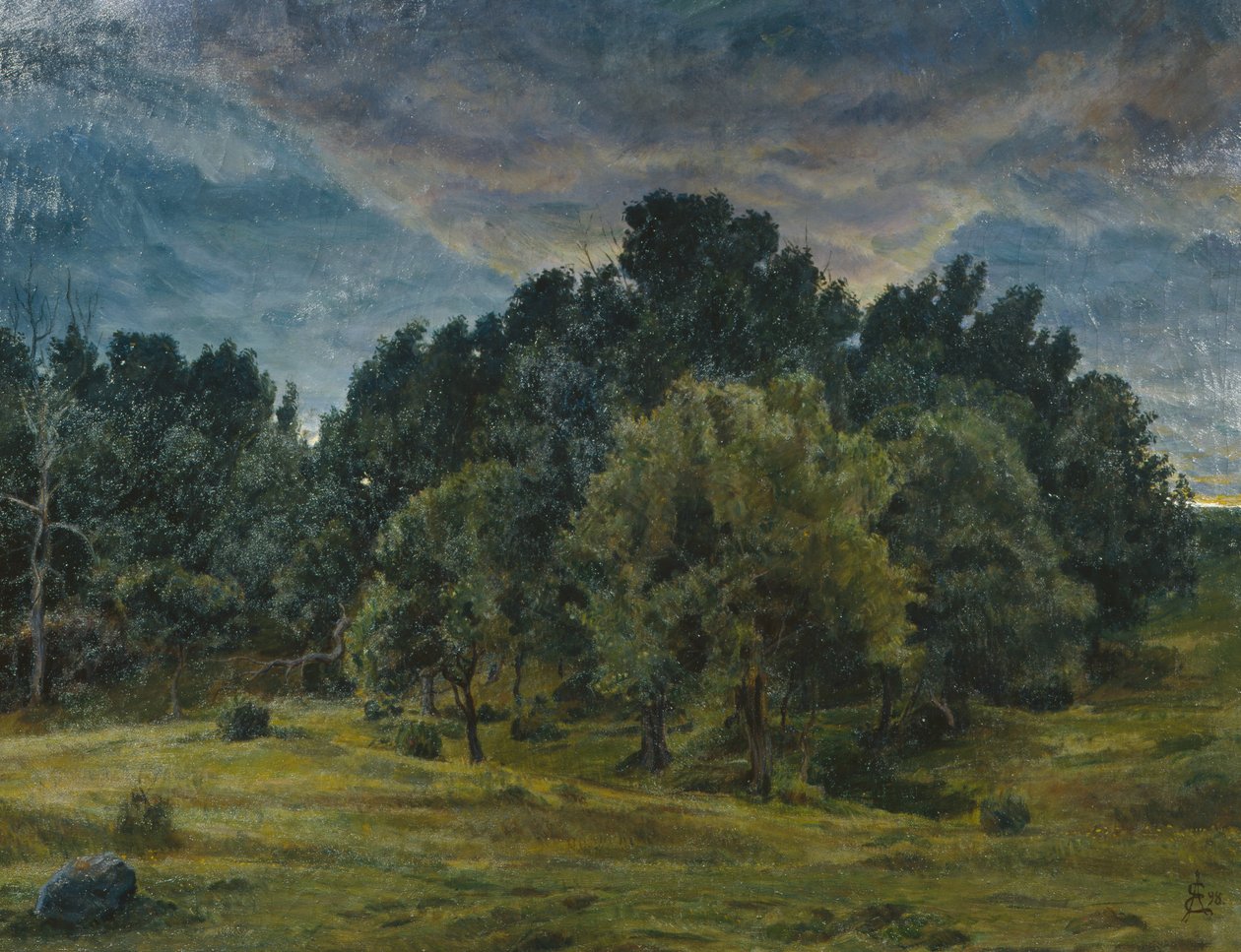 Zahrada v Eiebakke od August Eiebakke