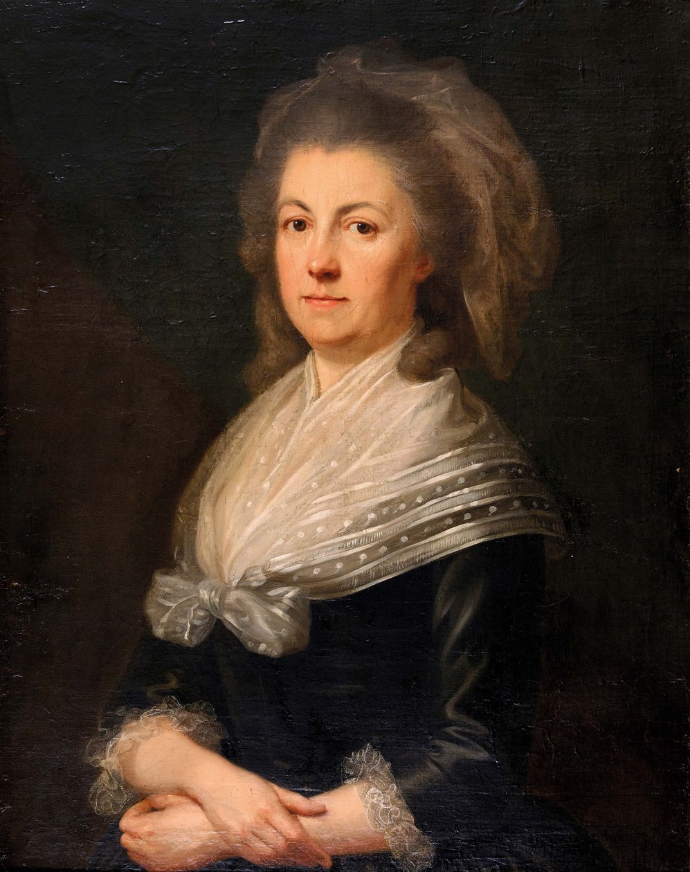 Portrét Francisky Cathariny von Steiger od August Friedrich Oelenhainz